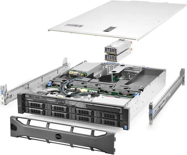 Main image of Dell PowerEdge R530 Server 2x E5-2640v4 2.40Ghz 20-Core 8GB HBA330 Rails
