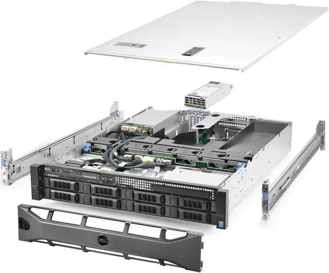 Main image of Dell PowerEdge R530 Server 2.20Ghz 24-Core 64GB 2x NEW 500GB SSD 6x 8TB 12G H730