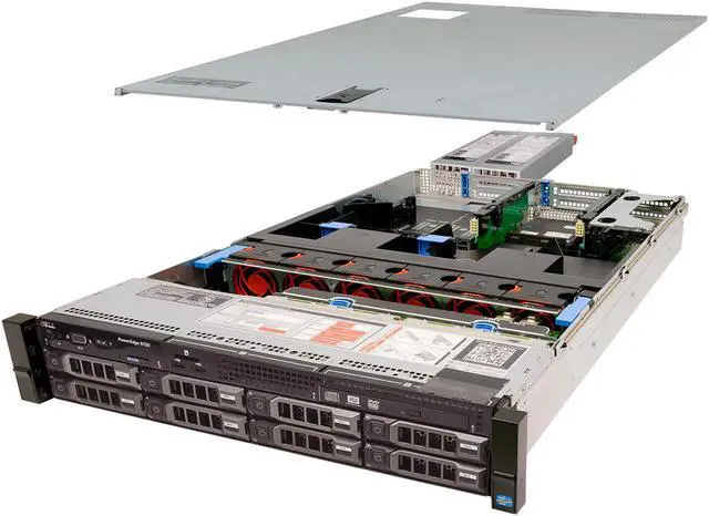 Main image of Dell PowerEdge R720 Server 2x E5-2660v2 2.20Ghz 20-Core 64GB H710