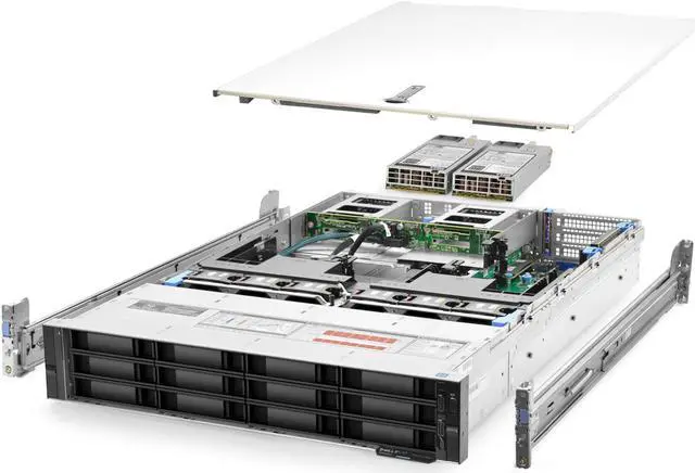 Main image of Dell PowerEdge R740xd Server 2x Gold 6152 2.10Ghz 44-Core 256GB H730P Rails