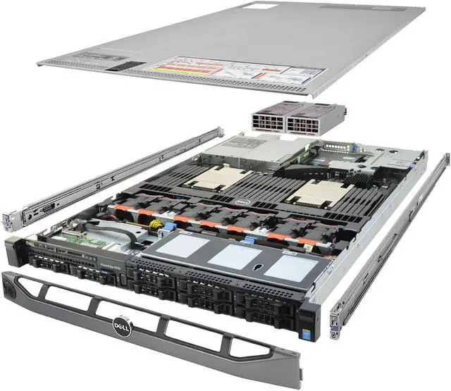 Main image of Dell PowerEdge R630 Server 2x E5-2667v3 3.20Ghz 16-Core 512GB H730P Rails