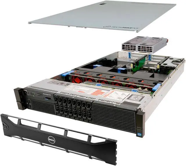 Main image of DELL PowerEdge R720 Server 2.60Ghz 16-Core 128GB 8x 900GB Enterprise