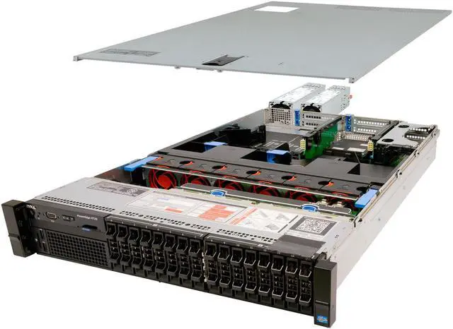 Main image of Dell PowerEdge R720 Server 2x E5-2667v2 3.30Ghz 16-Core 128GB H710P