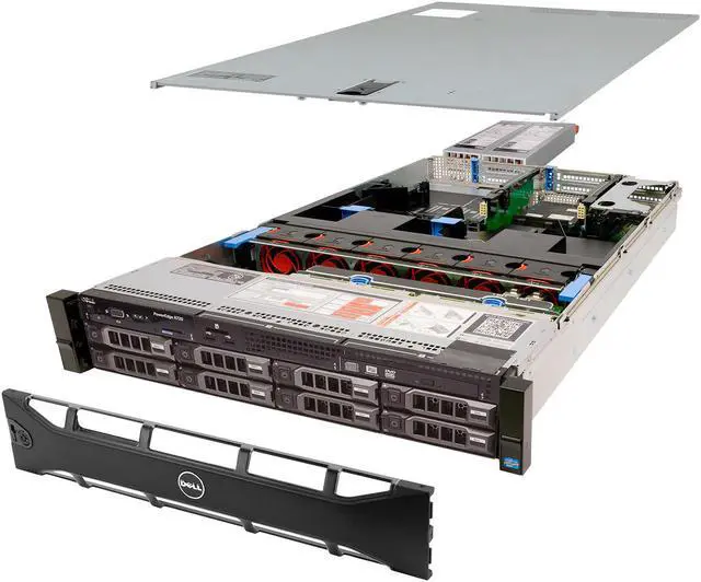 Main image of Dell PowerEdge R720 Server 2x E5-2643 3.30Ghz 8-Core 96GB H710P