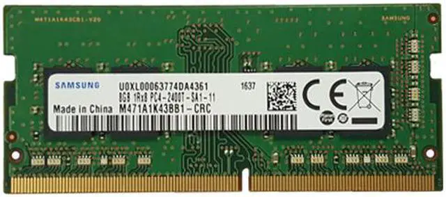 Alt view image 2 of 9 - SAMSUNG 8G 288Pin DDR4 SO-DIMM 1Rx8 DDR4 2400(PC4 19200) Laptop Ram Memory