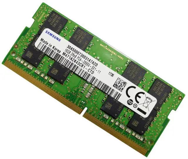 Main image of SAMSUNG 16G 260pin DDR4 SO-DIMM 2Rx8 DDR4 2666MHz (PC4 21300) 1.2V CL19 Laptop Ram Memory