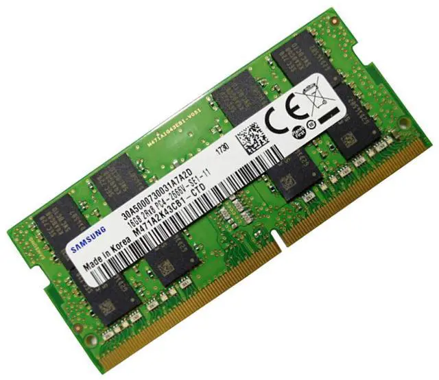 Alt view image 2 of 9 - SAMSUNG 16G 260pin DDR4 SO-DIMM 2Rx8 DDR4 2666MHz (PC4 21300) 1.2V CL19 Laptop Ram Memory