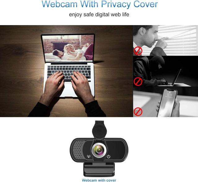 Alt view image 4 of 13 - Webcam 1080p HD Computer Camera - Microphone Laptop USB PC Webcam, HD Full Gaming Computer Camera, Recording Pro Video Web Camera for Calling, Conferencing, 110-Degree Live Streaming Widescreen Webcam