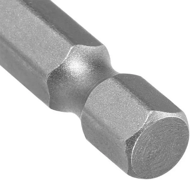 Alt view image 4 of 4 - 5Pcs 1/4" Hex Shank 100mm Length Magnetic SL5 Slot Head Screwdriver Bits S2 Alloy Steel