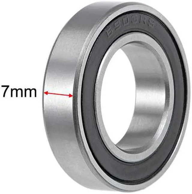 Alt view image 3 of 7 - 6807-2RS Deep Groove Ball Bearing 35x47x7mm Double Sealed Chrome Steel Bearings