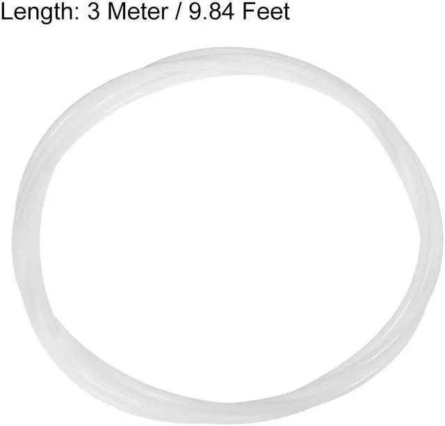 Alt view image 3 of 3 - PTFE Tube 9.8Ft - ID 4mm X OD 6mm Fit 3mm Filament for 3D Printer White