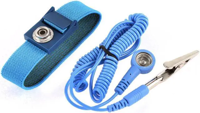Main image of Anti Static ESD Adjustable Wrist Strap Band Blue