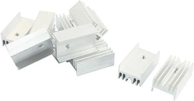 Main image of 10pcs Aluminum Heatsink Cooling Fin 25mm x 15mm x 10mm for Power Transistor