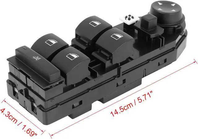 Alt view image 6 of 7 - 61316951904 Automobile New Front Left Side Master Power Window Control Switch for 2006-2007 BMW M5