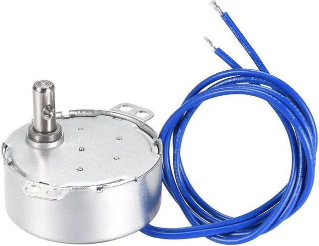 Alt view image 3 of 3 - 2PCS Synchronous Motor 100-127 VAC 50/60 Hz 4W 2.5-3 RPM/MIN CCW/CW Direction with 7mm Flexible Coupling Connector for Model or Guide Motor