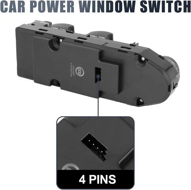 Alt view image 4 of 7 - 61316951904 Automobile New Front Left Side Master Power Window Control Switch for 2006-2007 BMW M5