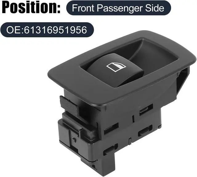 Alt view image 2 of 6 - 61316951956 Automobile New Front Right Side Master Power Window Control Switch for 2006-2009 BMW 550i