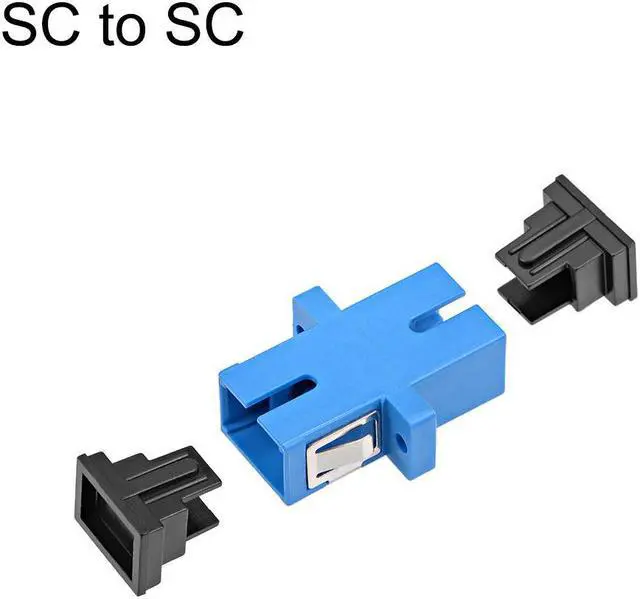 Alt view image 2 of 5 - SC to SC Fiber Coupler Flange Type Fiber Optical Adapter Connector for Server Rack, Patch Panel MM/SM 10Pcs(MFH)