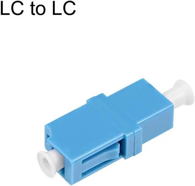 Alt view image 2 of 4 - LC to LC Fiber Coupler Flange Type Fiber Optical Adapter for Server Rack, Patch Panel Connect MM/SM Width 13mm 5Pcs