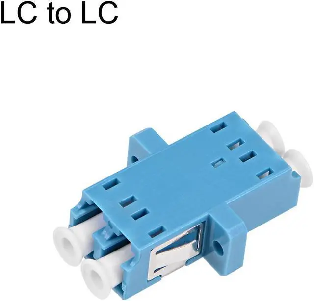 Alt view image 2 of 4 - LC to LC Fiber Coupler Flange Type Fiber Optical Adapter Connector for Server Rack, Patch Panel Singlemode/Multimode 10Pcs