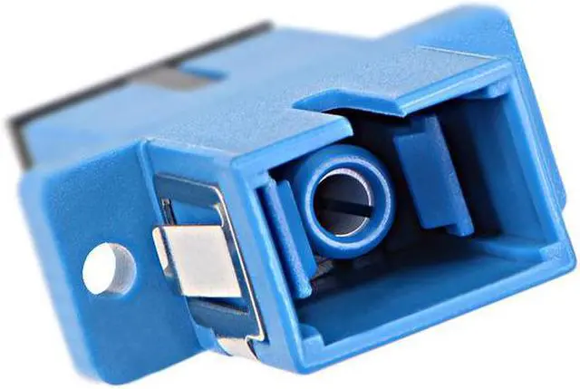 Alt view image 4 of 5 - SC to SC Fiber Coupler Flange Type Fiber Optical Adapter Connector for Server Rack, Patch Panel MM/SM 10Pcs(MFH)