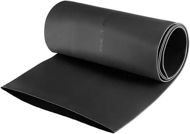 Main image of Heat Shink Tubing, 120mm Dia 191mm Flat Width 2:1 Ratio Shrinkable Tube Cable Sleeve 1m - Black