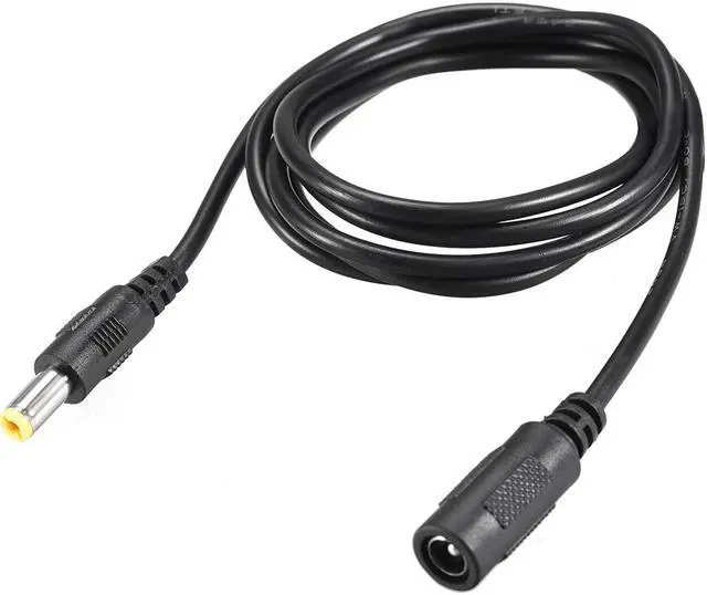 Main image of Power Extension Cable 4ft 1.2M 2.1mm x 5.5mm Compatible with 12V DC 1A Adapter Cord 2pcs