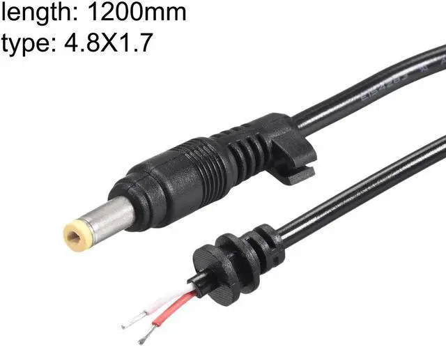Alt view image 2 of 3 - 1.2M/3.94FT 4.8mm x 1.7mm Male Plug DC Power Adapter Cable Cord