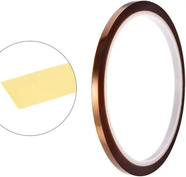 Alt view image 3 of 3 - High Temperature Tape 5/32 Inch x 98ft Heat Resistant Sublimation Polyimide Tape for Protecting Circuit Board 250C to 300C