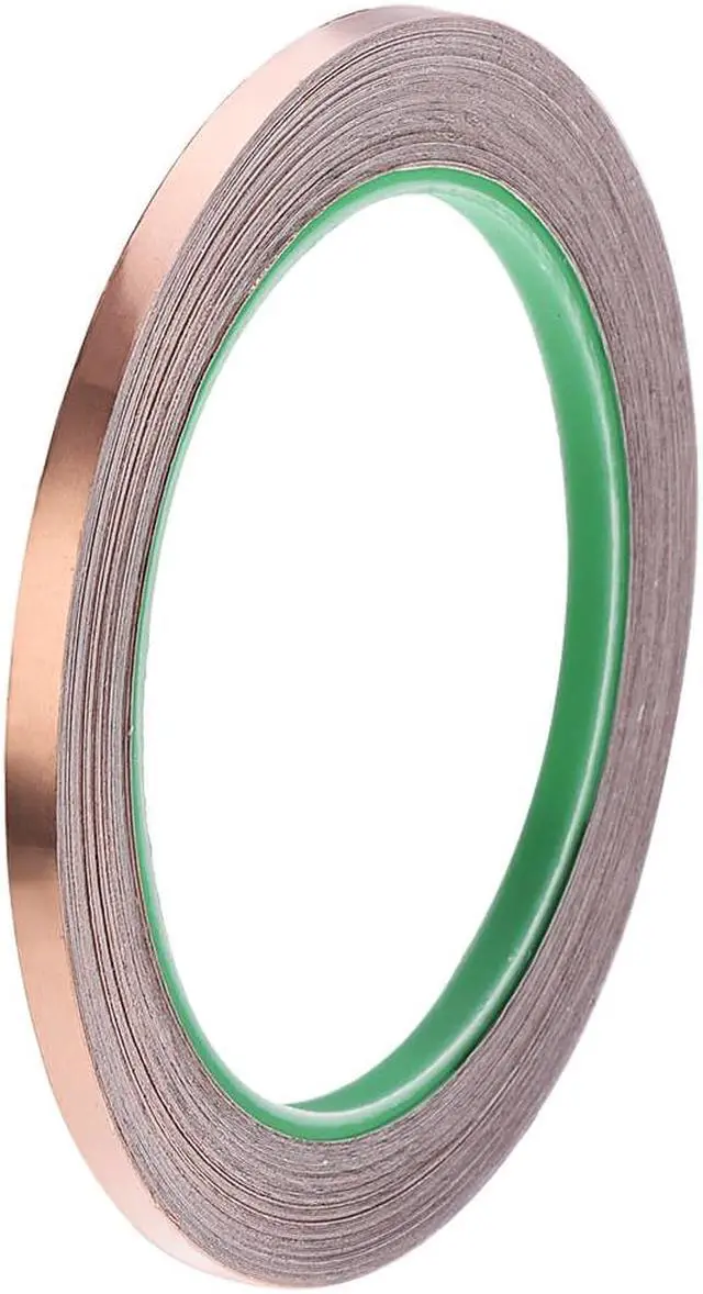 Alt view image 4 of 4 - 5mm Copper Foil Tape Shielding Tape for EMI EMF and RFI Shielding Conductive Adhesive Tape 20m/65.6ft