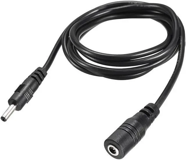 Main image of Power Extension Cable 4.92ft 1.5M 1.35mm x 3.5mm Compatible with Adapter Cord 2pcs