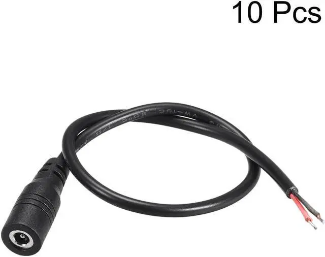 Alt view image 3 of 3 - 10pcs DC Power 4.0mm x 1.7mm 3A 22AWG 30cm Female Plug Connector Pigtail