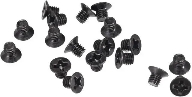 Main image of M3 x 3mm Phillips Screw Fastener Black for Laptop PC TV Fan Audio Switch 150pcs