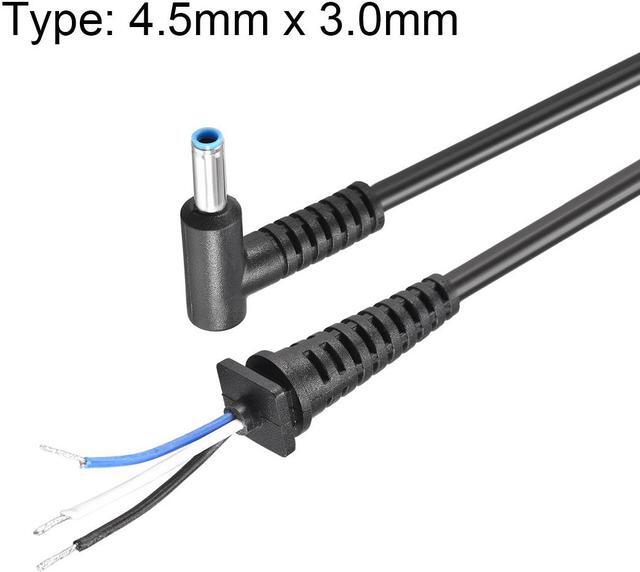 Alt view image 2 of 3 - 1.2M/6FT 4.5mm x 3.0mm Male Plug DC Power Adapter Right Angle Cable Cord
