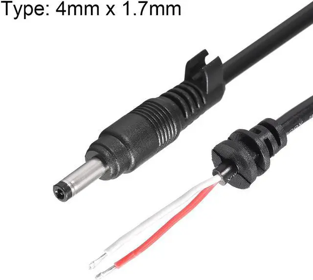 Alt view image 2 of 3 - 1.2M/6FT 4mm x 1.7mm Male Plug DC Power Adapter Cable Cord