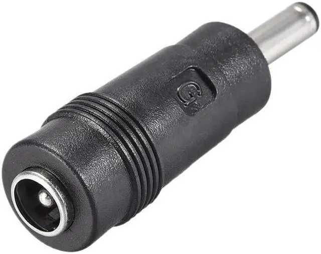 Alt view image 3 of 3 - 2pcs  DC Power Adapter,Female 5.5mmx2.1mm to 4.0mmx1.35mm Male Plug Tips, Input DC Plug Connector Black