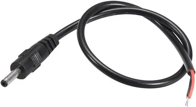 Main image of 5pcs DC Power 3.5mm x 1.35mm 1A 30cm Barrel Male Plug Connector Pigtail