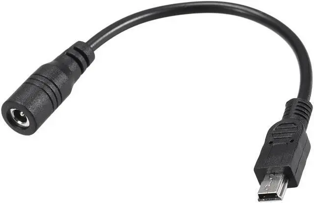 Main image of 2pcs 11cm DC Female Power Supply 4.0x1.7mm Adapter to Mini USB Plug Male Cable