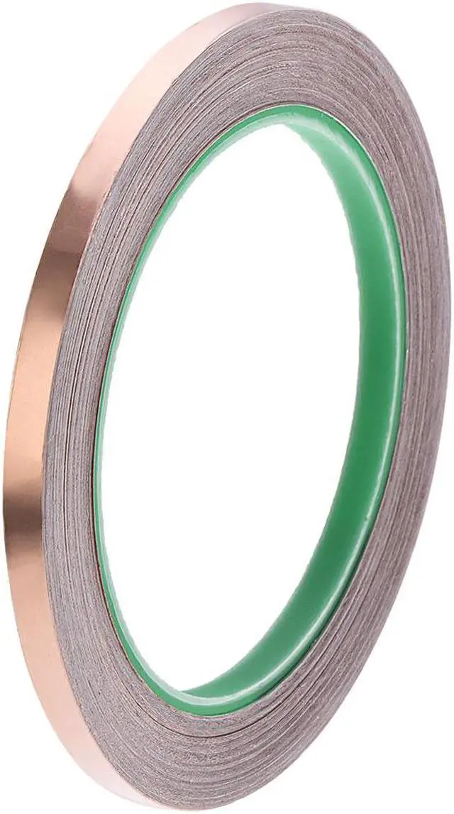 Alt view image 4 of 4 - 6mm Copper Foil Tape Shielding Tape for EMI EMF and RFI Shielding Conductive Adhesive Tape 20m/65.6ft