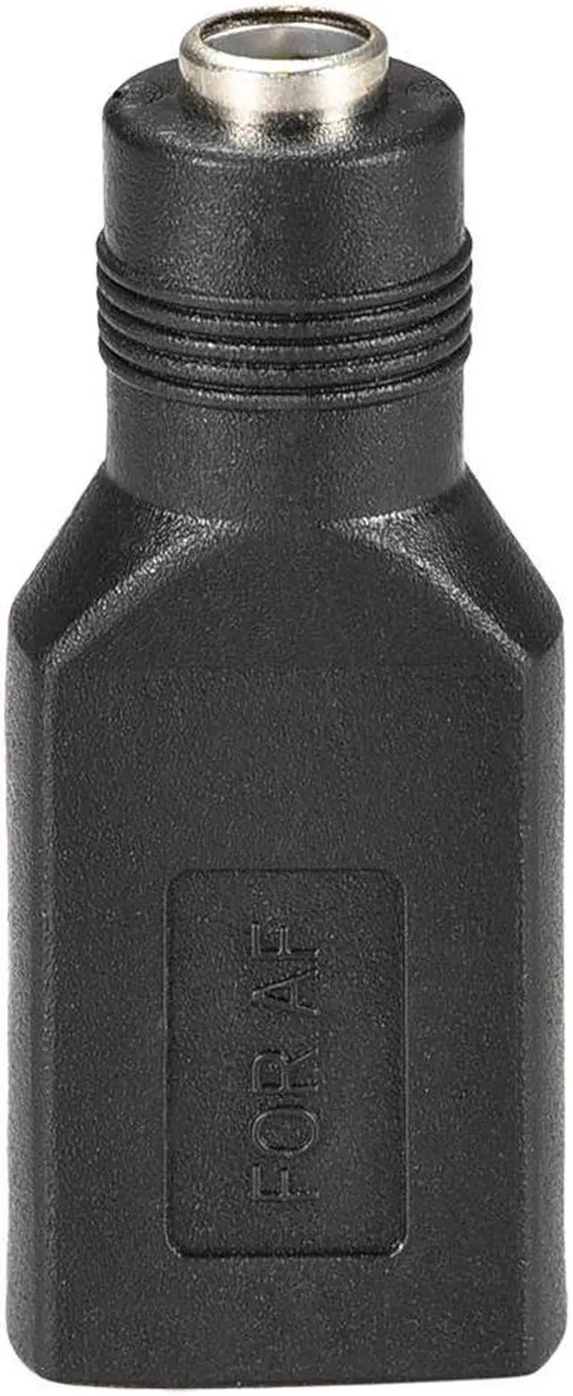 Alt view image 3 of 3 - USB Female to DC 5.5x2.1mm Female DC Connector Charge Barrel Jack Power Adapter USB Connector,for DC or USB Charging Black 5pcs