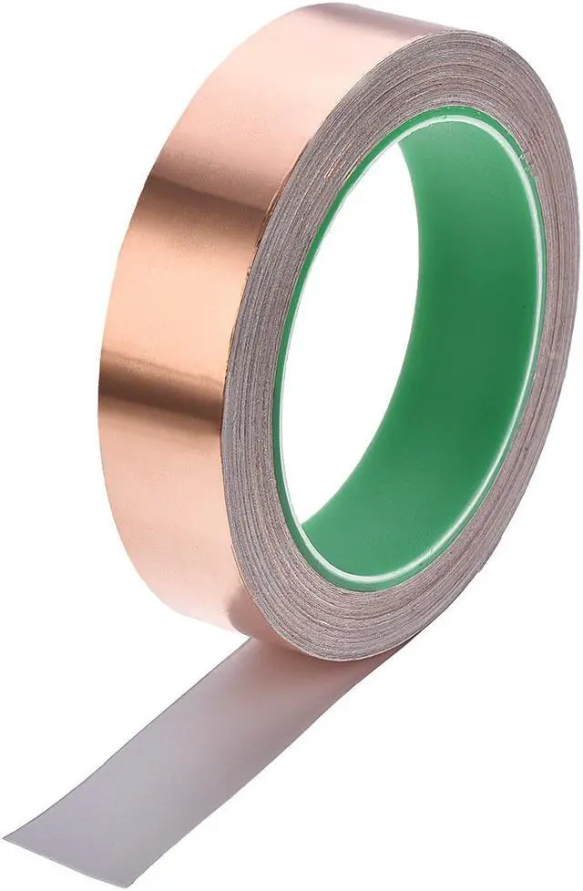 Main image of 25mm Copper Foil Tape Shielding Tape for EMI EMF and RFI Shielding Conductive Adhesive Tape 20m/65.6ft