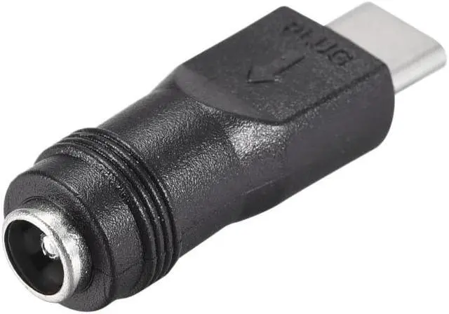 Alt view image 3 of 3 - 2pcs DC Power Converter 5.5mm x 2.1mm Male to Type-C Adapter Connector