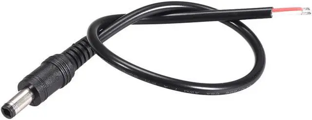 Main image of 10pcs DC Power 5.5mm x 2.5mm 4A 30cm Barrel Male Plug Connector Pigtail