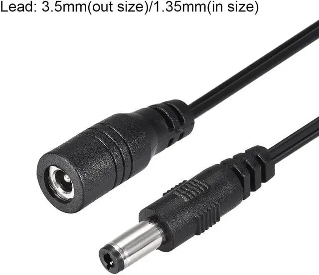 Alt view image 2 of 3 - Tip Adapter Connector Converter 4x1.7mm to 5.5x2.5mm 20cm DC Power Connect 5pcs