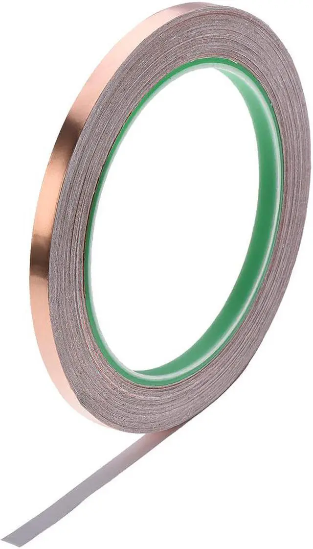 Main image of 6mm Copper Foil Tape Shielding Tape for EMI EMF and RFI Shielding Conductive Adhesive Tape 20m/65.6ft