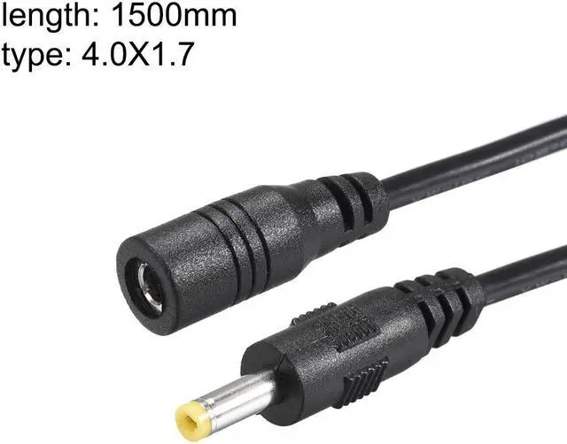 Alt view image 2 of 3 - 2pcs Tip Adapter Connector Converter 4.0X1.7mm 2A 1.5M DC Power Connect