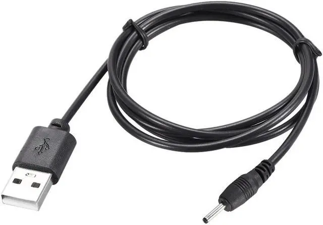 Main image of 2pcs 1M DC Male Power Supply 2.5x0.7mm Adapter to USB Plug Male Cable