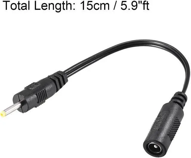 Alt view image 3 of 3 - Tip Adapter Connector Converter 5.5x2.1mm to 2.5x0.7mm 15cm DC Power Connect