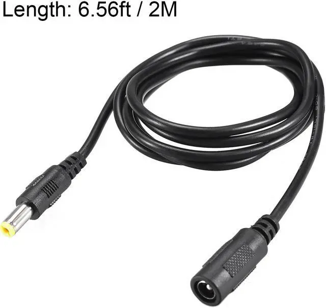 Alt view image 3 of 3 - Power Extension Cable 6.56ft 2M 2.1mm x 5.5mm Compatible with Adapter Cord