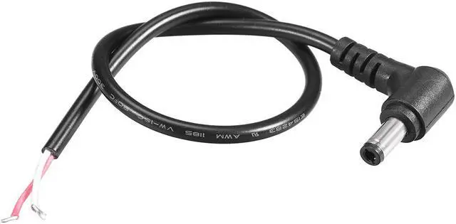 Main image of DC Power 5.5mm x 2.5mm 4A 30cm Length Barrel Male Plug Right Angle Cord Cable Connector Pigtail